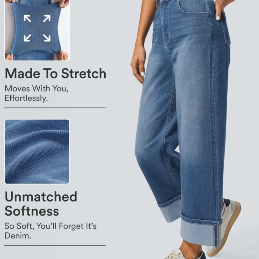 Women's Stretch Denim Jeans- Halara